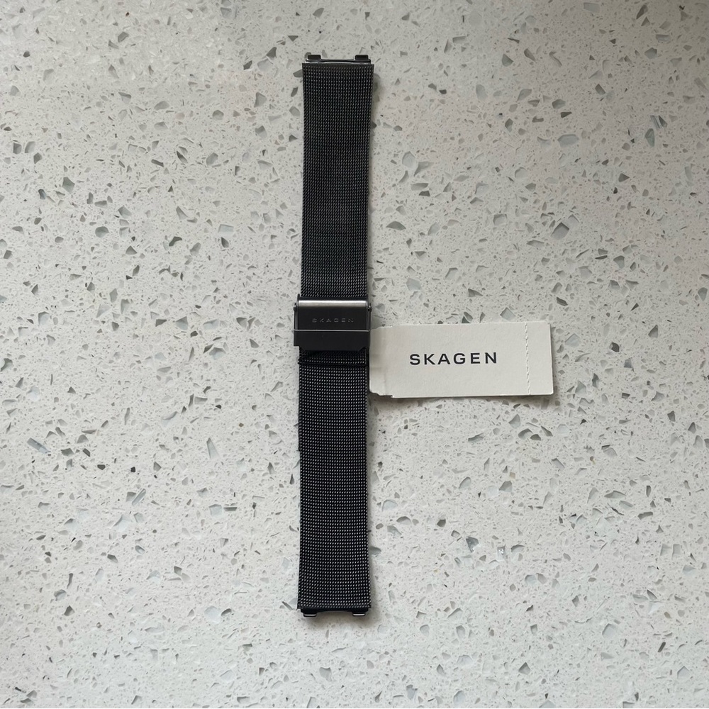 Sundby Titanium and Charcoal Steel Mesh Watch - STRAP ONLY